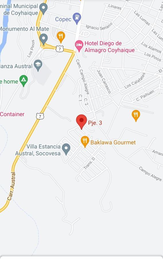 Ferienwohnung Casa Equipada Para 4 Personas Con Estacionamiento Coyhaique Exterior foto